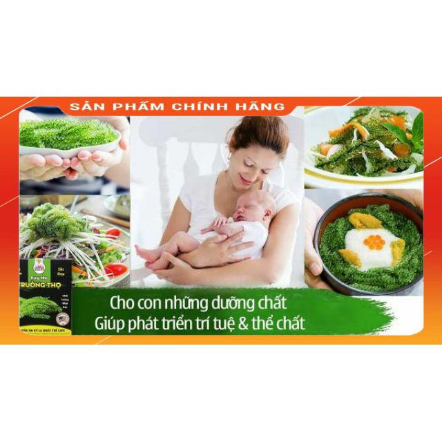 RONG NHO TRƯỜNG THỌ 1 GÓI (20G NỞ RA 100G TẶNG KÈM SỐT MÈ RANG)