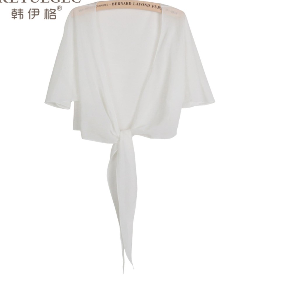 Aó Khoác Chiffon Ghile Cột