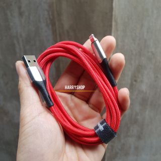 Cáp sạc Iphone 200 cm có đèn báo Baseus Horizontal