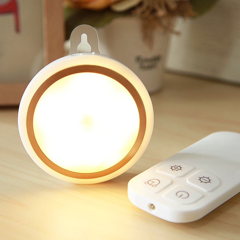 Đèn led gắn trần có remote điều khiển từ xa hình tròn