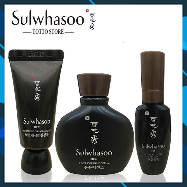 [Mini] Bộ dưỡng da Nam Sulwhasoo Basic Kit 3 items 38ml - Bộ chống lão hóa nam Sulwhasoo, Sữa rửa mặt nam Sulwhasoo