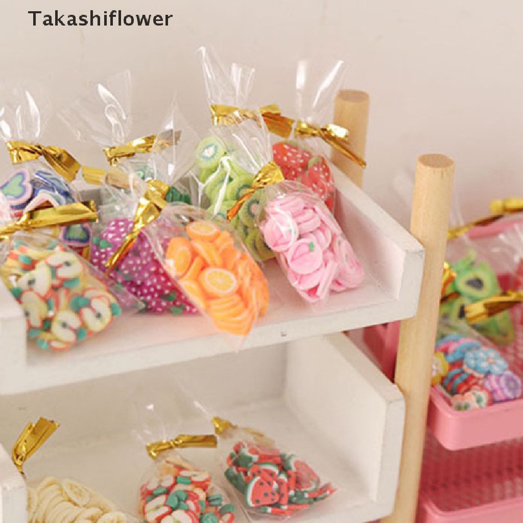 1 Túi Bánh Kẹo Trái Cây Mini 1: 12 Ob11 Trang Trí Nhà Búp Bê