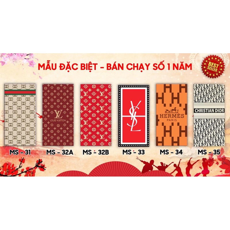 Xấp 10 Bao lì xì sang chảnh