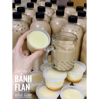 COMBO TRÀ SỮA FLAN SIÊU TO HANNIE TEA