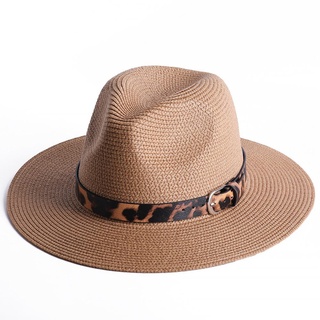 Mũ rơm cao bồi fedora thời trang đi biển mùa hè giản dị dành cho nam và nữ