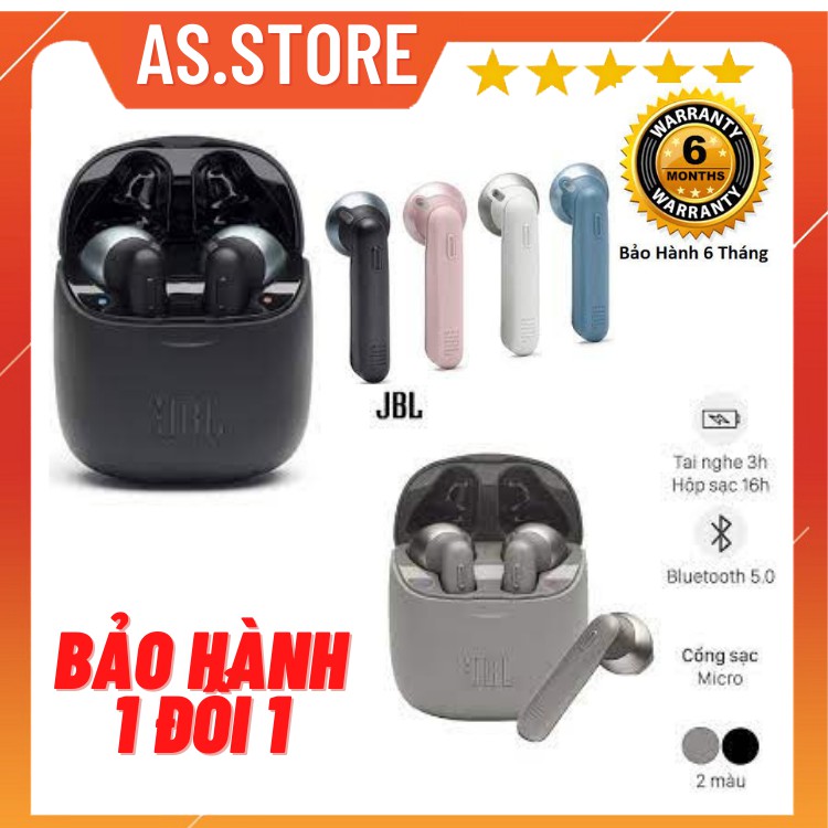 Tai Nghe Bluetooth JBL 1:1 T220 Chip Âm Thanh Louda, Bass Hay - Thiết Kế Hiện Đại - BH 6 Tháng | BigBuy360 - bigbuy360.vn