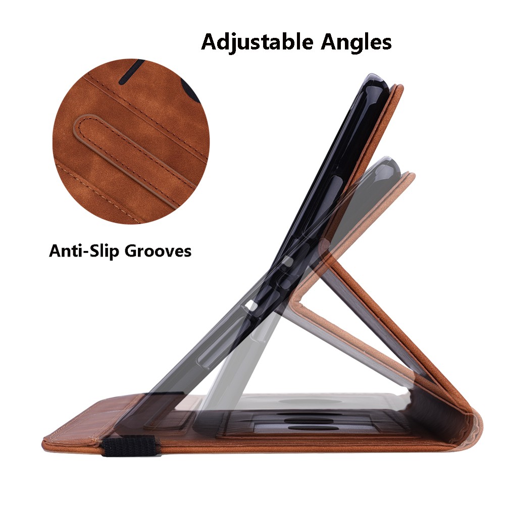 Bao Da Máy Tính Bảng Pu Thông Minh Tích Hợp Giá Đỡ Cho Amazon Kindle Fire Hd 10 Plus 2021 11th Gen 10.1 "Ốp