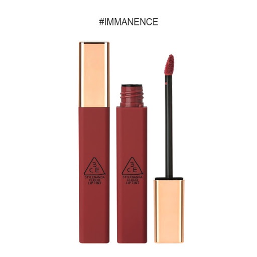 Son Kem Siêu Lì, Mịn Môi 3CE Cloud Lip Tint #Immanence đỏ rượu vang