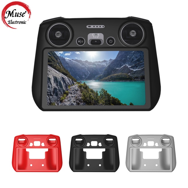 Ốp Điện Thoại Silicon Chống Trượt Chống Bụi Bảo Vệ Màn Hình Điều Khiển Từ Xa Cho Dji Mini 3 Pro Rc