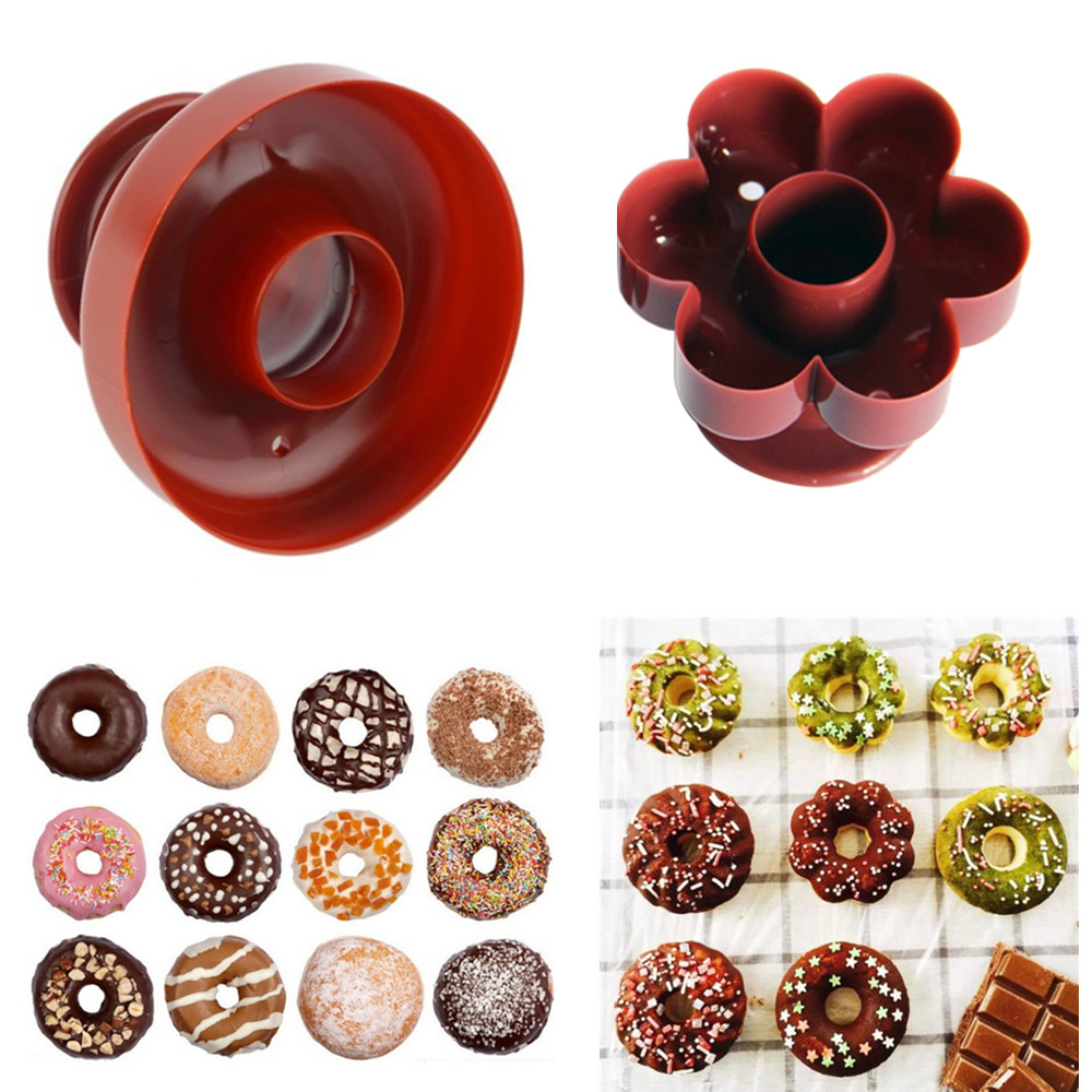 EPOCH Khuôn Làm Bánh Donut 4 Ngăn Tiện Lợi