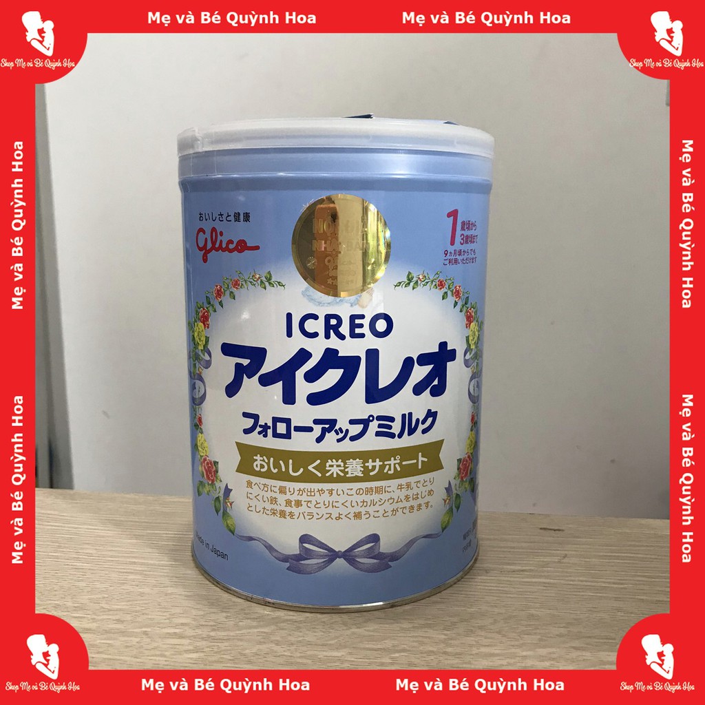 Sữa Glico nội địa Nhật [CHÍNH HÃNG] tăng cân cho bé / Sữa Glico số 0, 800g / số 1, 820g - [CÓ TEM PHỤ TIẾNG VIỆT]