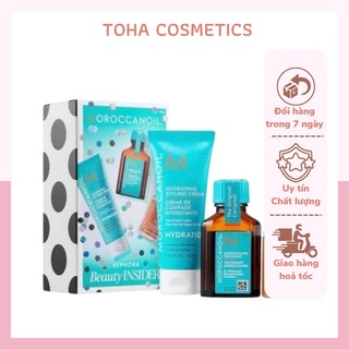 Set Moroccanoil tinh dầu dưỡng tóc, tạo nếp tóc và dưỡng thể - TOHA Cosmetics