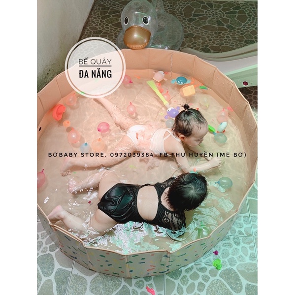 (Có sẵn) QUÂY BÓNG ĐA NĂNG - BỂ BƠI GẤP GỌN KIỂU HÀN độ tuổi từ 1 đến 12 tuổi