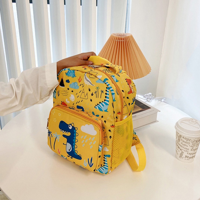 Balo học sinh in hình khủng long cho bé trai và bé gái