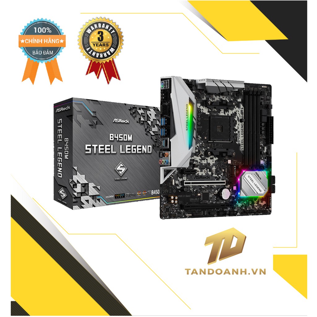 Mainboard ASRock B450M Steel Legend Socket AM4