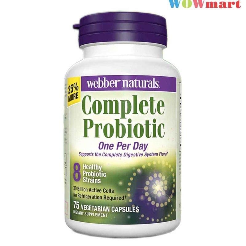 Webber Naturals Complete Probiotic 75v