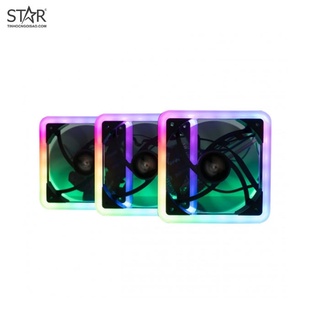 Fan case darkflash df800 rgb 14cm pack 7 fan