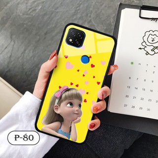 Ốp lưng kính 3D Xiaomi Redmi 9C-cute