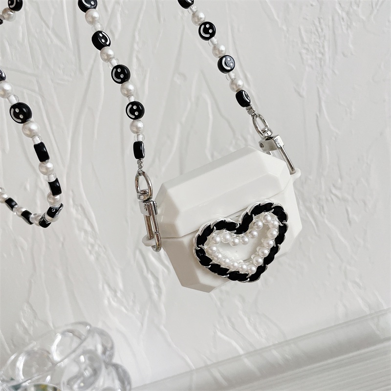 Ốp Hộp Đựng Tai Nghe Nhét Tai Hình Trái Tim Cho Apple AirPods 1 2 3 Pro