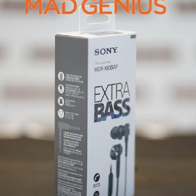 Tai nghe chụp tai màu đen Vo231 thời trang X Sony Mdr-Xb55Ap / Mdr Xb55Ap / Mdrxb55Ap / Xb55