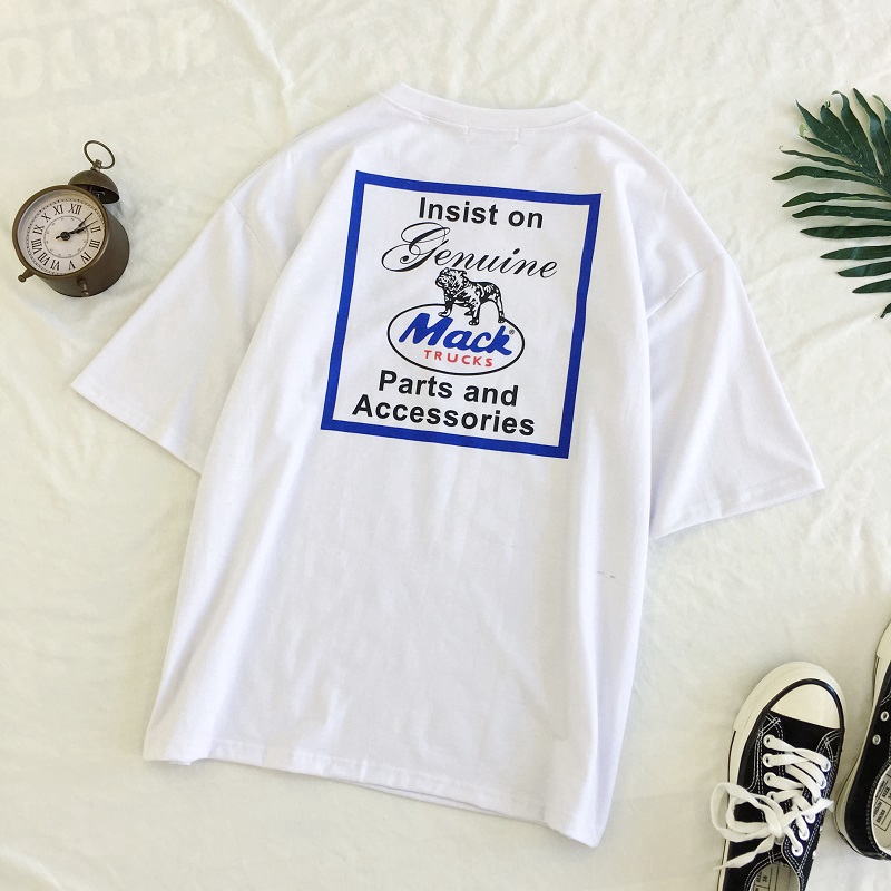 SUXI Áo Thun Nữ Tay Ngắn In Hình Phong Cách Hàn Quốc