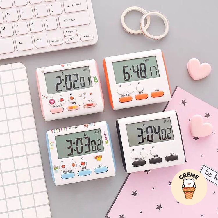 (THANH LÝ HÀNG LỖI PIN- KHÁCH MUA CÓ THỂ TỰ THAY PIN/SỬA) - Đồng hồ đếm ngược bấm giờ, đếm ngược, hẹn giờ