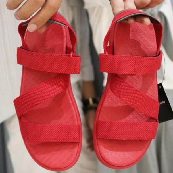 [CHÍNH HÃNG] SANDAL SAADO | NN05 – Màu Đỏ Hồng Tươi Basic Trơn | Giày Sandal Nam Nữ Cá Tính, Nổi Bật Cao Cấp -az1