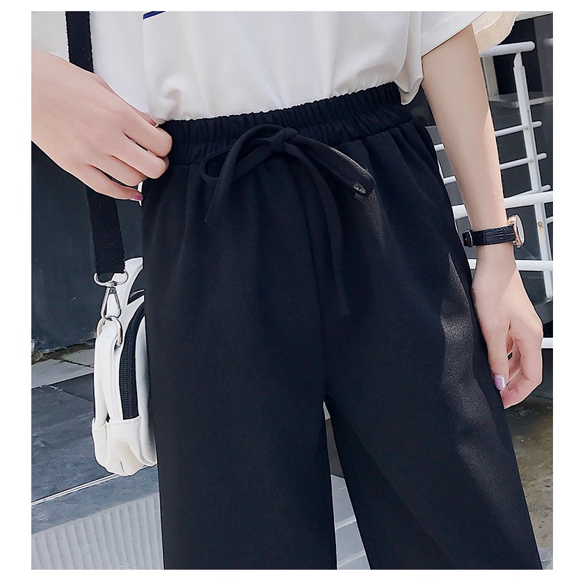 Quần chiffon nữ ống rộng xẻ tà | BigBuy360 - bigbuy360.vn