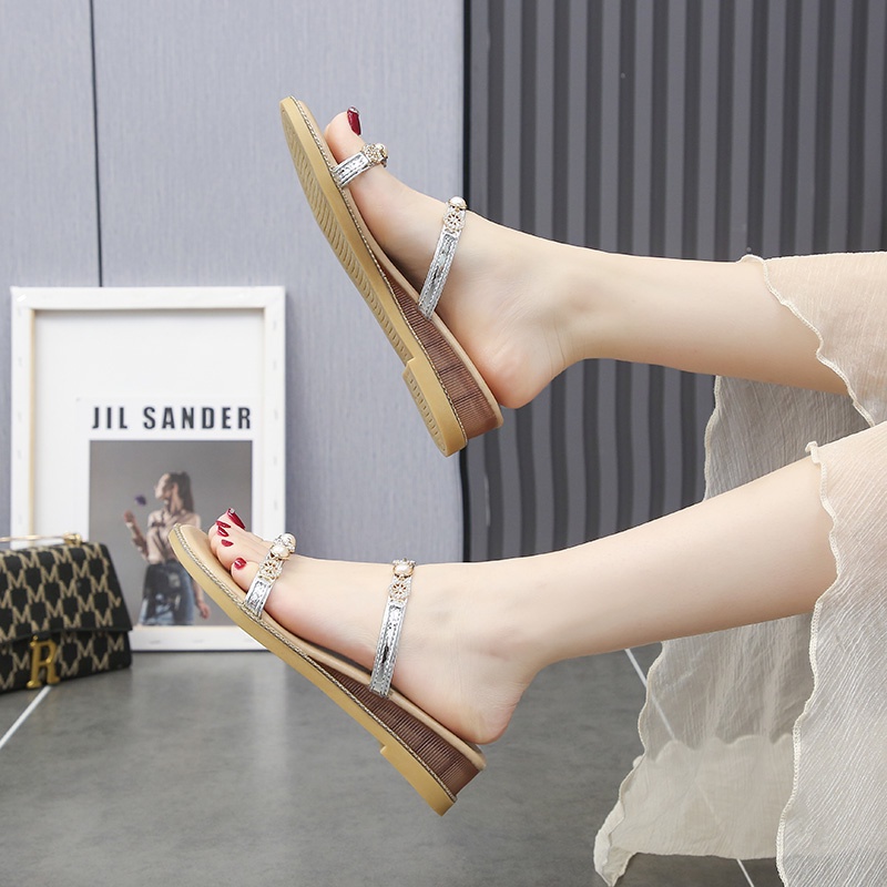 Xăng đan Da Hở Ngón Thời Trang Sành Điệu Cho Nữ