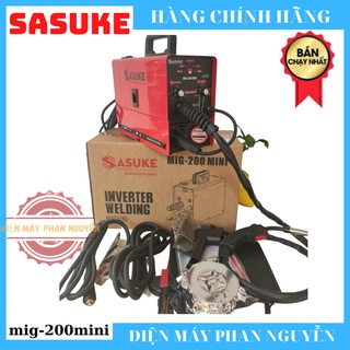 Máy hàn mig 200 sasuke 3 chức năng - tặng cuộn dây hàn mig 1 kg không dùng khí