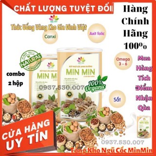 [MIỄN SHIP] ngũ Cốc Dinh Dưỡng MINMIN 18 hạt Cho Mẹ Bầu ( 2 hộp 500g )