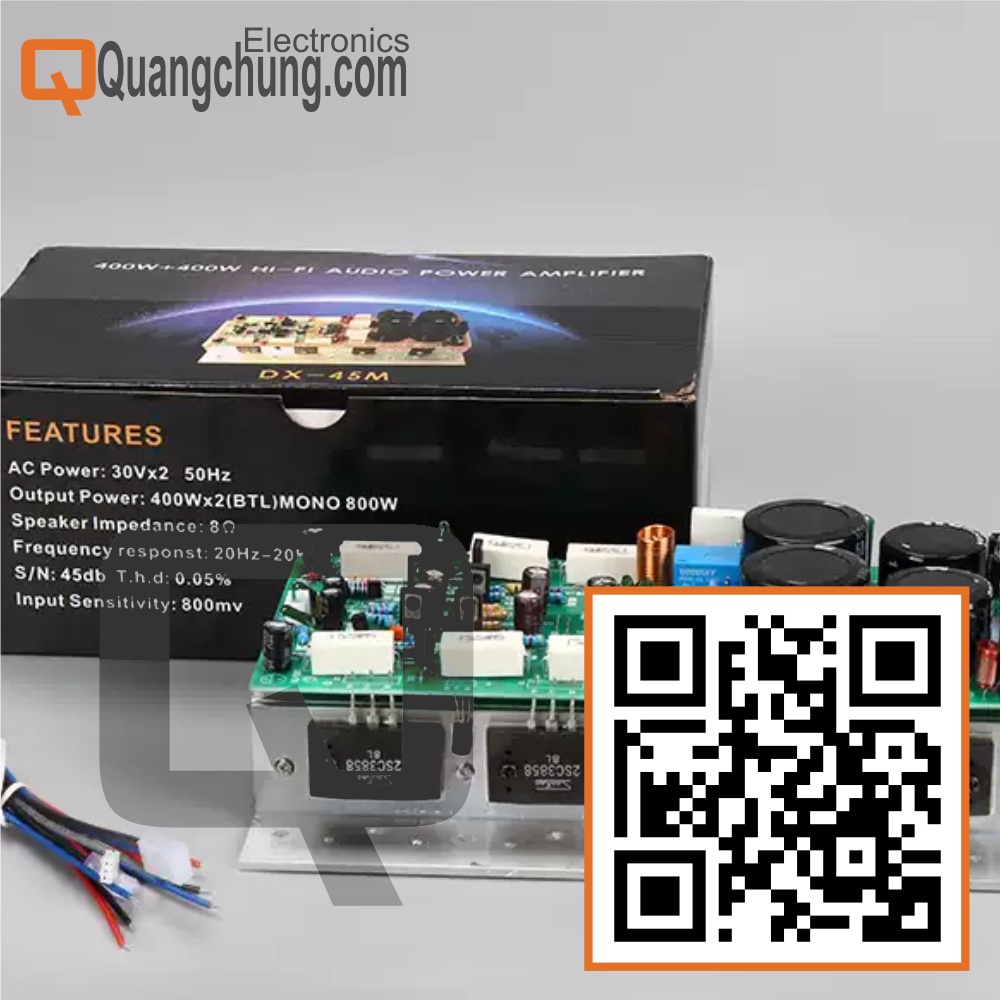 Bo mạch khuếch đại công suất hifi 450W X2