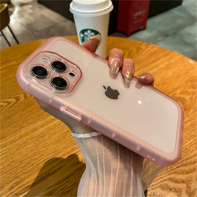 Ốp Điện Thoại Silicon Mềm Trong Suốt Chống Sốc Cho iPhone 11 12 13 Pro Max ip11 ip13