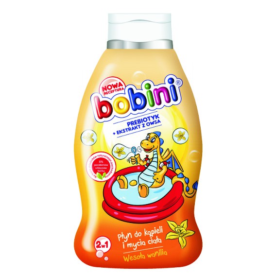 DẦU GỘI VÀ TẮM DƯỠNG THỂ 660ML BOBINI 2&1 DÀNH CHO TRẺ EM TRÊN 1 TUỔI MÙI HƯƠNG VANI
