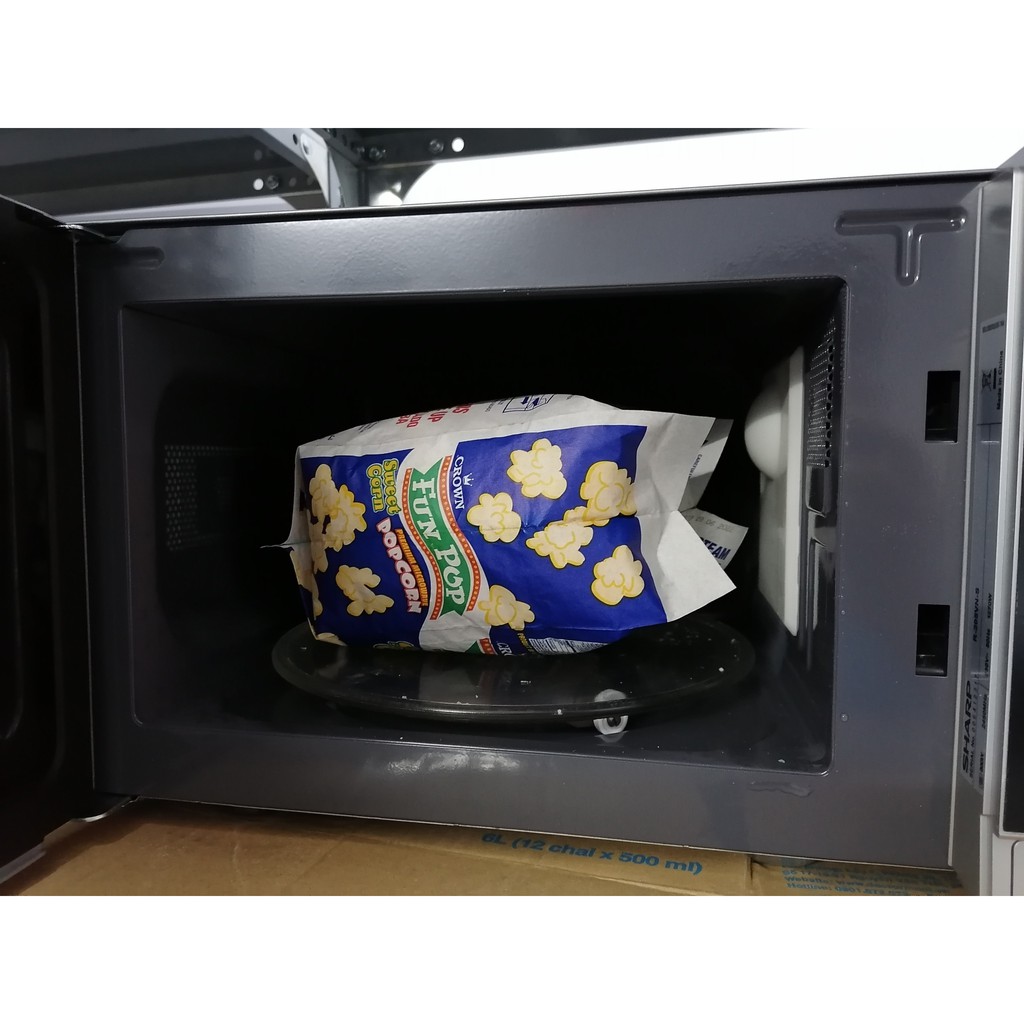 [Hộp 297g - Natural] Bắp nổ (Bỏng ngô) vị Tự nhiên [USA] CROWN Premium Microwave Popcorn (tgc-hk)