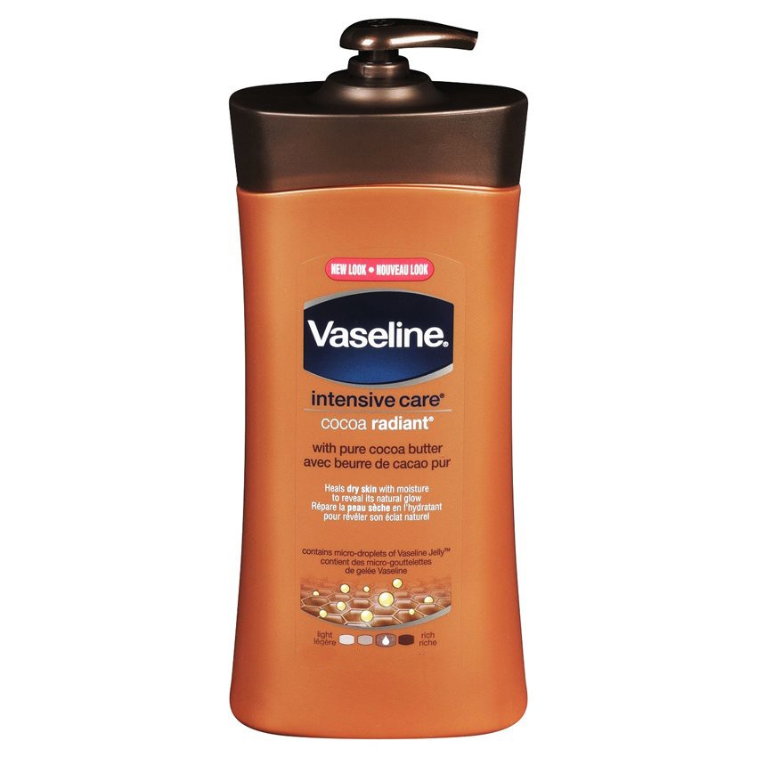 Sữa dưỡng thể Vaseline Total Moisture Cocoa Radiant 725ml