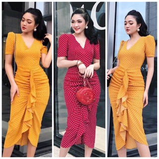 Đầm body bi nhúng bèo