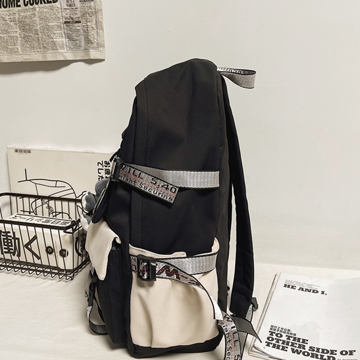 Balo học sinh cấp 2, cấp 3 thời trang cho nam &amp; nữ chống nước size 42cm ( không kèm phụ kiện ) BALO-571