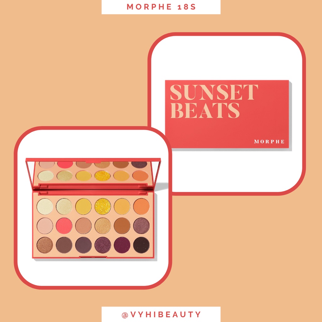 Bảng mắt Morphe 18 ô 18A, 18T, 18S, 18F, 18R