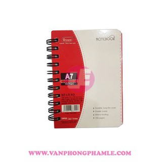 Sổ lò xo a7 dày 200 trang grand tmg-8545