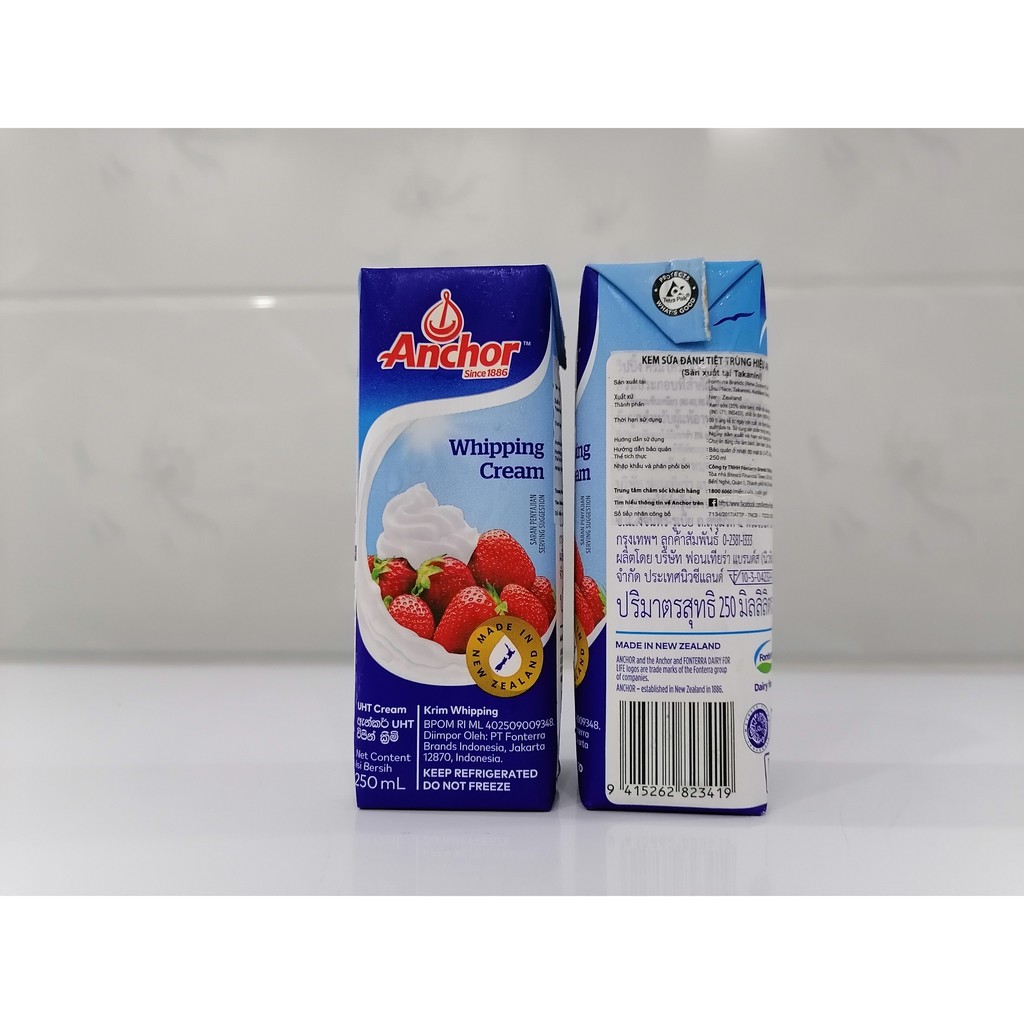 Kem sữa tiệt trùng  ANCHOR Whipping Cream