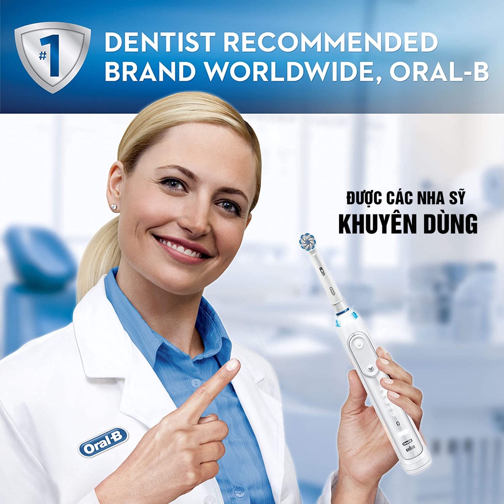 Đầu bàn chải đánh răng điện Oral-B Braun Gum Care, lông siêu mềm, hàng chính hãng, Minh House