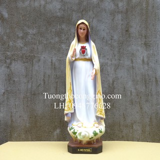 Tượng Đức Mẹ Fatima 50cm Composite