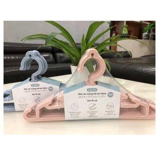 Combo 2 Set 10 Móc áo trẻ em Inochi
