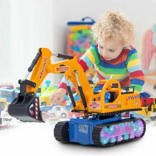 Construction Vehicle Excavator Light Car Truck Kids Christmas Gift Toys