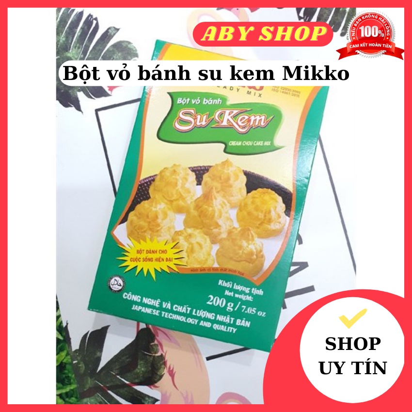 Bột vỏ bánh su kem Mikko 200gr ⚡ GIÁ TỐT ⚡ võ bánh su kem tạo bánh xốp, thơm ngon, hương vị tự nhiên