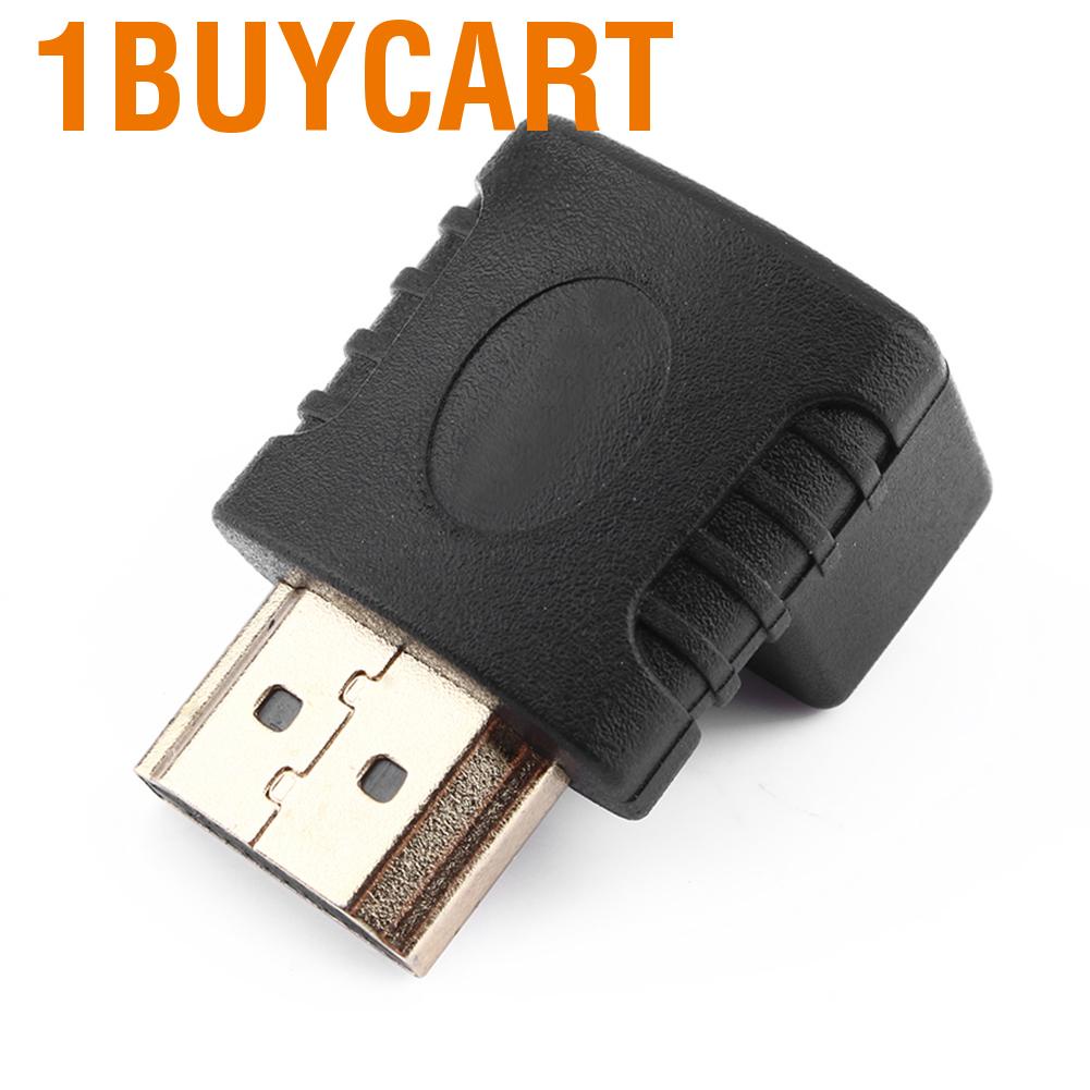 1buycart Usb Cable  270 Degree Hdmi Adapter 10.2 Gbps Male To Female Connector Extender Professional Use HDTV Home Theater for
