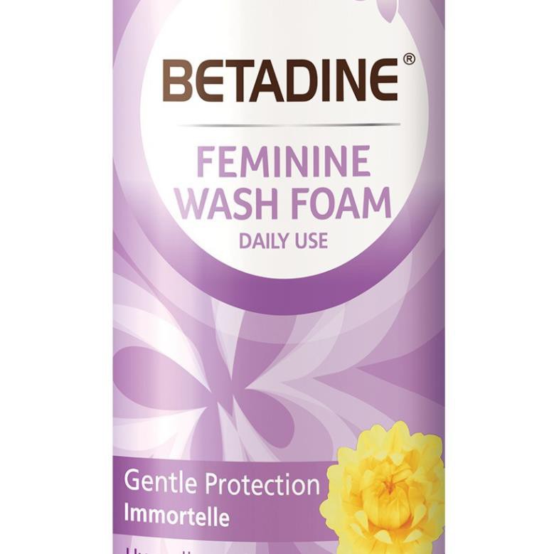 Bọt vệ sinh phụ nữ Betadine Gentle Protection - chai 100ml