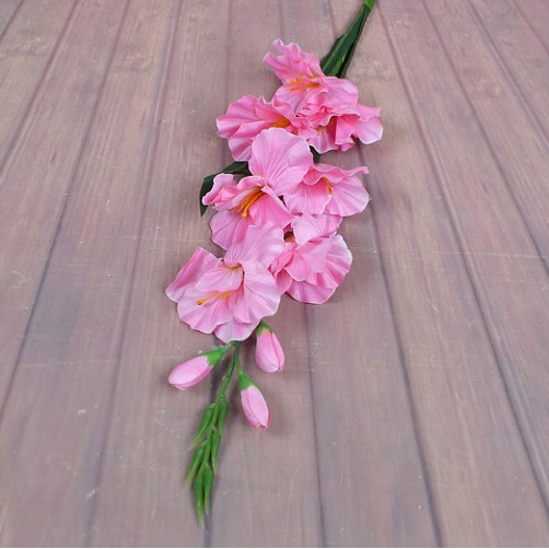 HOA KIẾM LAN Gladiolus VẢI LỤA CÀNH DÀI 80CM LIZ95