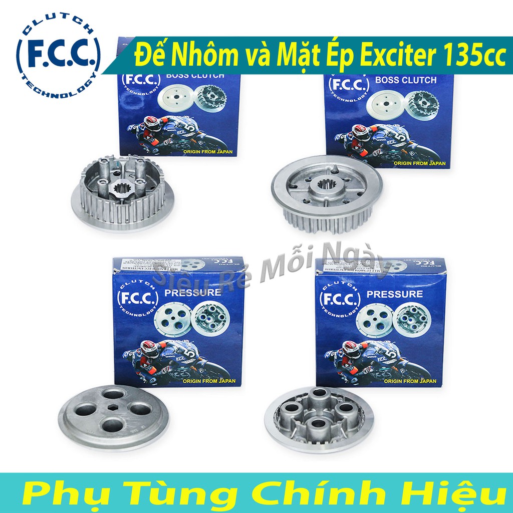 Đế nhôm và Mặt Ép Nhôm cho Exciter 135cc